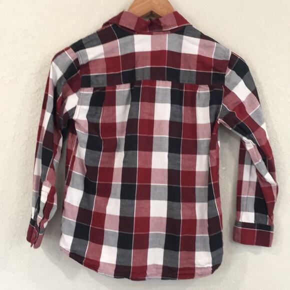 Kenneth Cole‎ Reaction Boy Sz 8/10 Checkered Button Shirt 100% Cotton - Picture 4 of 8